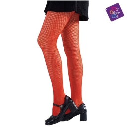 Bas Taille Unique Resille Rouge