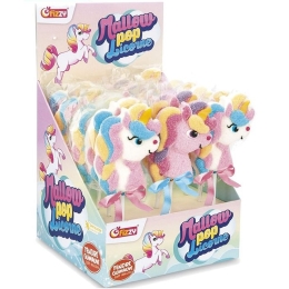 Sucettes Licorne Mallow pop 35g