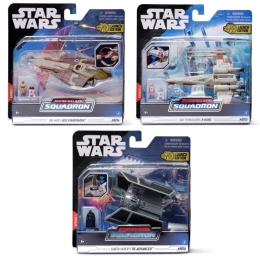 Star Wars Medium Vehicle 13Cm+Figure Ass