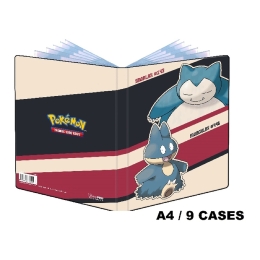 Pokemon Portfolio A4 9 Cases Ronflex A4