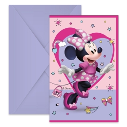 Minnie Junior Invitations et enveloppes