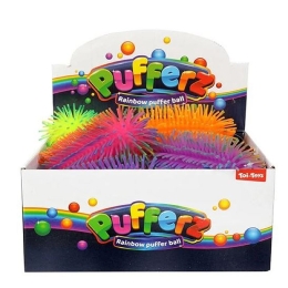 Pufferz Chenille Puffer-Rainbow-15Cm