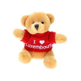 Ours peluche "I love Luxembourg"