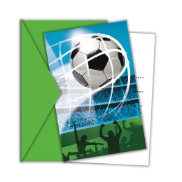 Soccer Fans Invitations et enveloppes FS