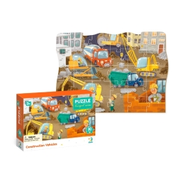 Puzzle Construction Vehicles, 30 pieces