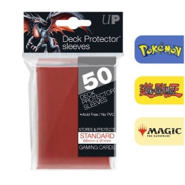 Protector Sleeves 50pcs Rouges
