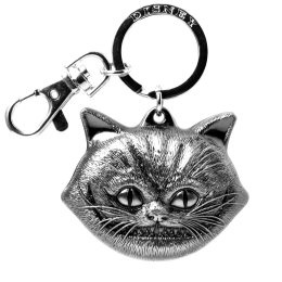 Porte-clé - Chat de Cheshire (métal)