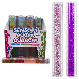 Règle Sensorielle Bulles & Paillettes 30