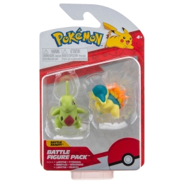 BATTLE FIGURE 2 PACK CYNDAQUIL & LARVITA