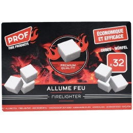 32 cubes allume-feu