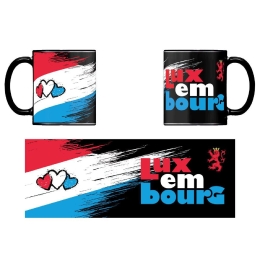 Tasse Luxembourg Noir et drapeau