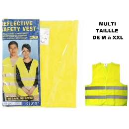 Gilet de s�curit� M-XXL jaune