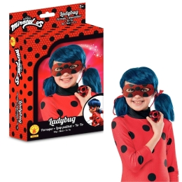 Panoplie Ladybug Perruque+Loup+Yoyo