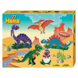 Gift box Dinosaures 4000p+2 plaques+8sup