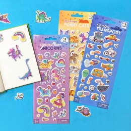 3D stickers Unicorns