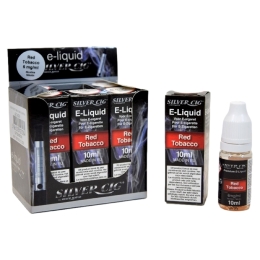 E-liqu.(10ml) Silvercig 6mg RED TOBACCO