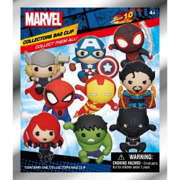 Bag Clip 3D Marvel dans Blind Box