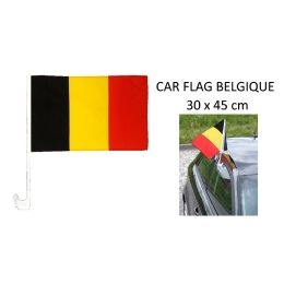 Set 1 Drapeau Car Flag Belgique