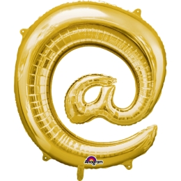 Ballon Foil Minishape Symbole  @  Or A05