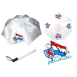 Parapluie pliable blanc "Luxembourg"auto