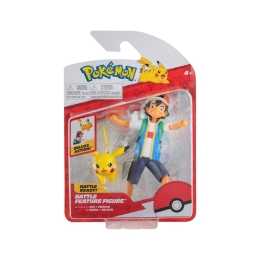 PKM - Battle Feature Figure Ash Pikachu