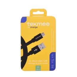 Tekmee Câble charge micro USB 2m