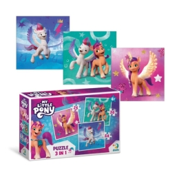 Puzzle 3 in 1 My Little Pony