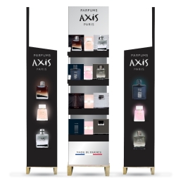 DISPLAY PARFUMS AXIS 60UVC + 6 Testeurs