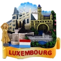 3D Monument  Luxembourg  Wolken, Luxembo