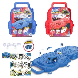 TURBO RACERS Set de course voiture+circu