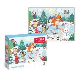 Puzzle Fairy ice skating, 60 pieces
