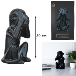 Statue singe c�ramique 30 cm