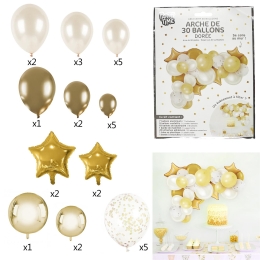 ARCHE DE 30 BALLONS GOLD M12