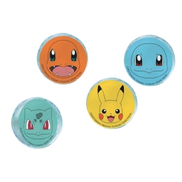 4 boules de rebond Pokémon 2024 4 cm / 1