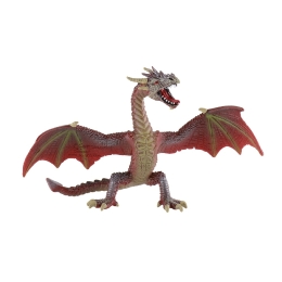 Dragon volant brun rouge