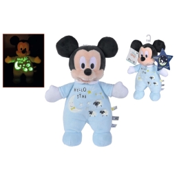 Peluche Disney mickey brille noir