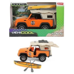 Voiture 4x4+tente de toit à friction