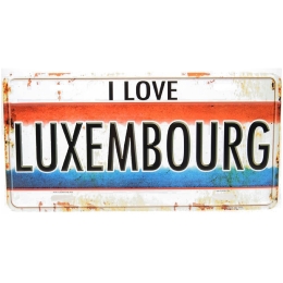 Plaque voiture LUX