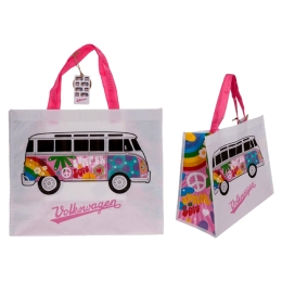 Sac Shopper Vw T1 Bus Summer Love 33Cm