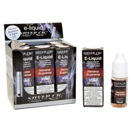 E-liqu.(10ml) Silvercig 3mg HAVANA SUPRE