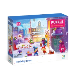 Puzzle Holiday town, 60 pieces