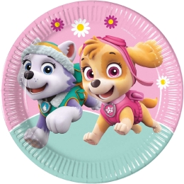 Paw Patrol Skye And Everest Assiettes en