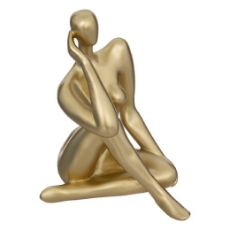 Statuette femme haut 25 cm or